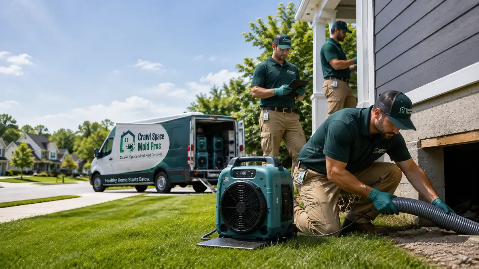 Crawl Space Mold Removal in Okabena, MN